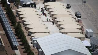 Tent City Workers in Charge of Migrant Children Reportedly Aren't Going Through Mandated FBI Fingerprint Checks